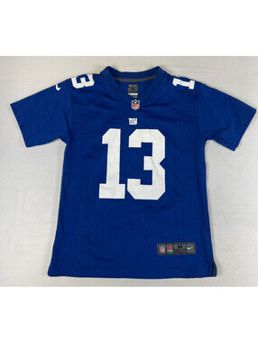 Nike New York Giants Odell Beckham Jr Youth Size M 10/12 Blue NFL Jersey